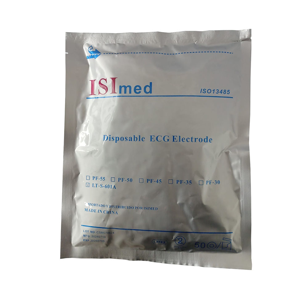 ELECTRODO DE ESPUMA ADULTO PARA ECG ISIMED® Bolsa x 50 Unidades