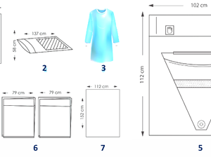 PAQUETE DE ROPA OBSTÉTRICO  ISIMED®