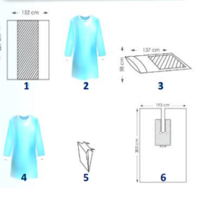 PAQUETE DE ROPA UNIVERSAL EN U  ISIMED®