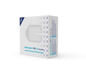 APÓSITO PARA FIJACIÓN DE VÍA VENOSA IV PHARMAPLAST S.A.E.® CAJA 100 UND